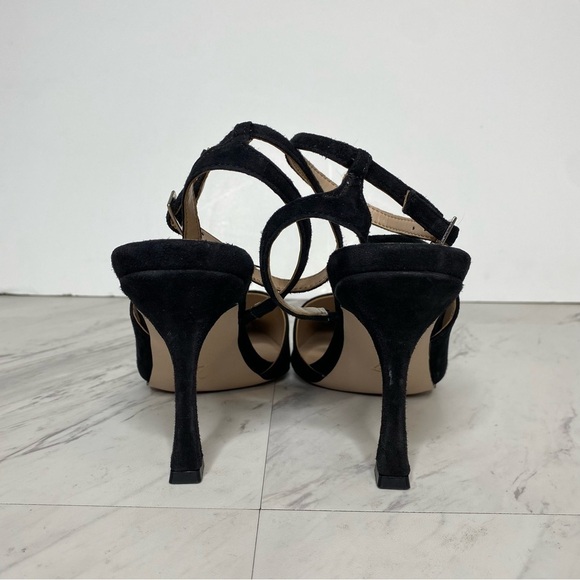 27 Edit Adelice Black Suede Pointy Toe Pump 8 1/2 M - Picture 3 of 13